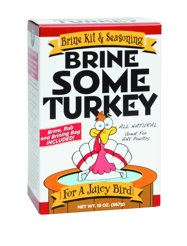 BRINE SOME TURKEY - Brine Some Turkey Juice Bird Brine Kit and Seasoning 19 oz