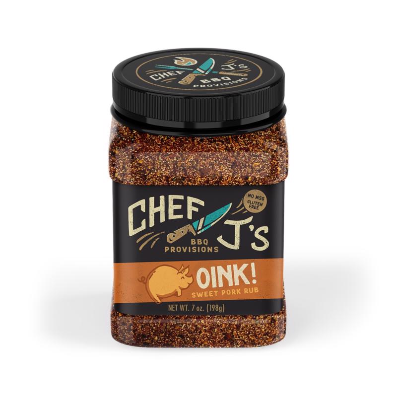 CHEF J'S BBQ PROVISIONS - Chef J's BBQ Provisions Oink BBQ Rub 7 oz