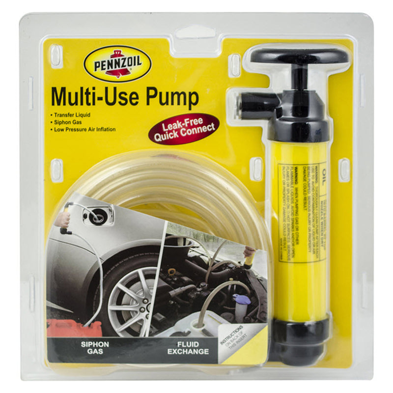 PENNZOIL - Pennzoil Piston Action Plastic 51 in. Siphon Pump