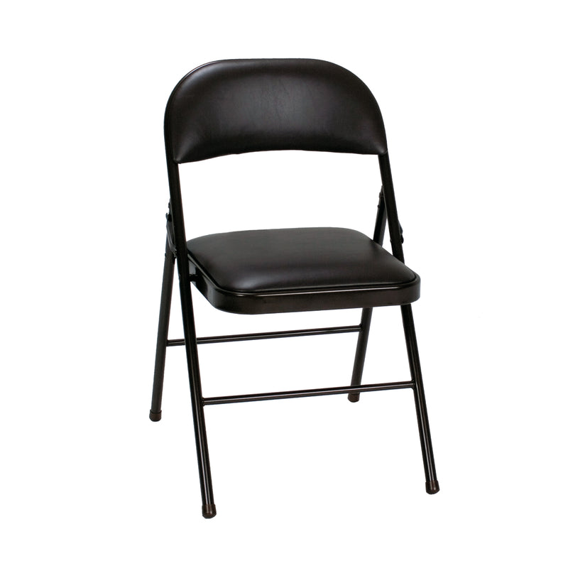 COSCO - Cosco Black Vinyl Folding Chair 1 pk - Case of 4