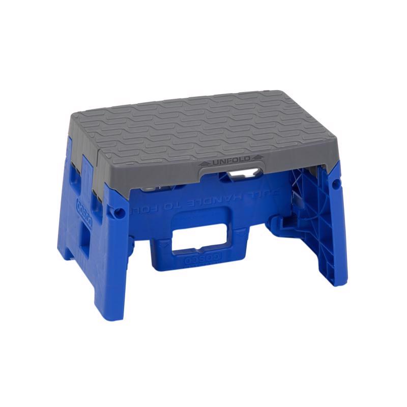 COSCO - Cosco 8.46 in. H X 14.02 in. W X 9.84 in. D 300 lb. capacity 1 step Plastic Folding Step Stool - Case of 4