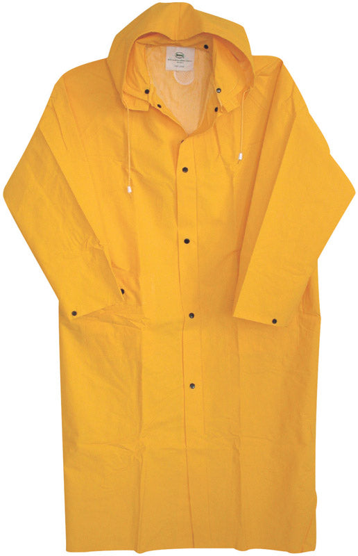 BOSS - Boss Yellow PVC-Coated Rayon Rain Jacket S