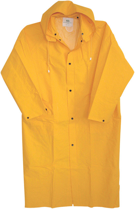 BOSS - Boss Yellow PVC-Coated Rayon Rain Jacket L