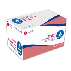 Dynarex - Water Resistant Dressing Retention Tape without Liner Dynarex® White 6 Inch X 11 Yard Nonwoven / Adhesive NonSterile [1/BX]