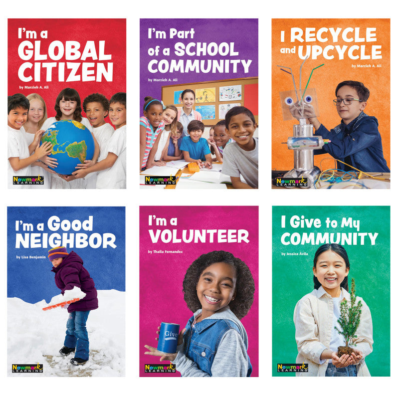 NEWMARK LEARNING - MySELF Readers: I Am a Responsible Community Member, Small Book 6pack, English