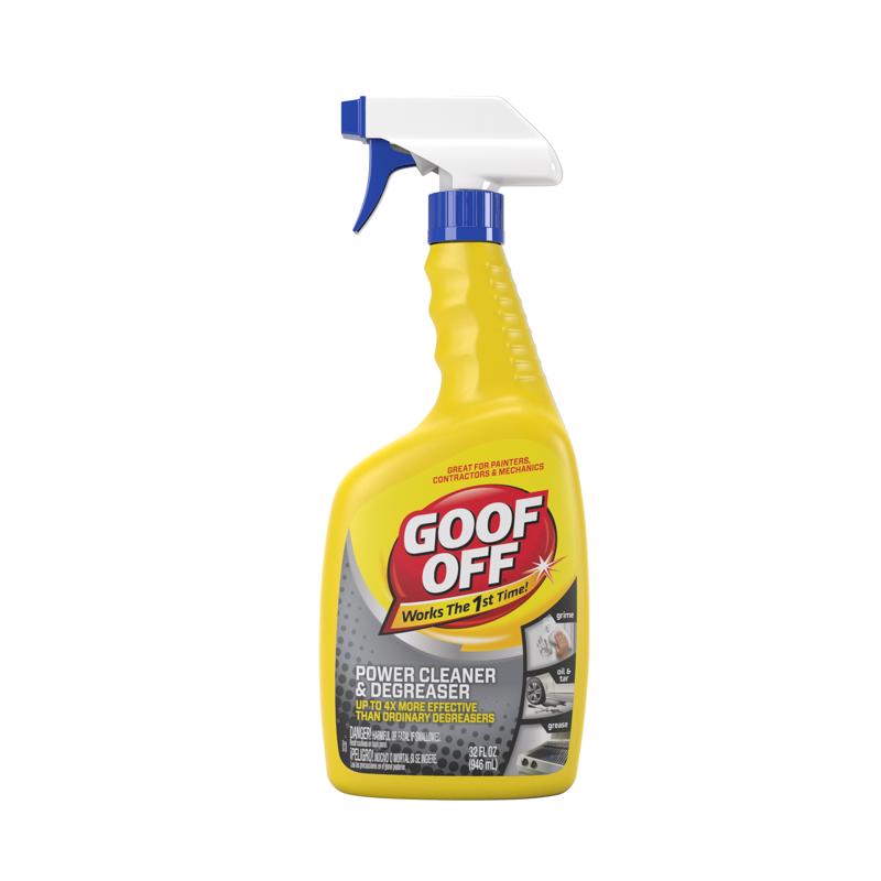 GOOF OFF - Goof Off No Scent Cleaner and Degreaser Liquid 32 oz - Case of 6