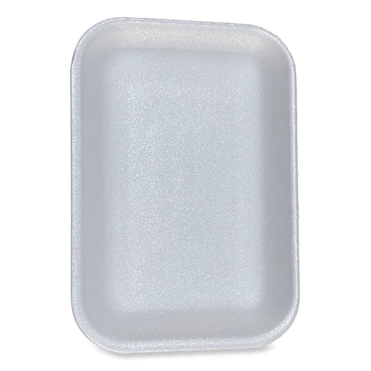 GEN - Meat Trays, #2. 8.5 x 6.03 x 1.11, White, 500/Carton