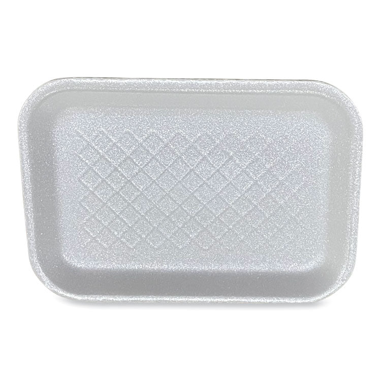 GEN - Meat Trays, #2S, 8.5 x 6 x 0.7, White, 500/Carton