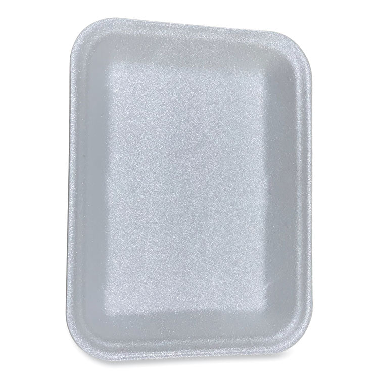 GEN - Meat Trays, #4D, 9.47 x 7.12 x 1.32, White, 500/Carton