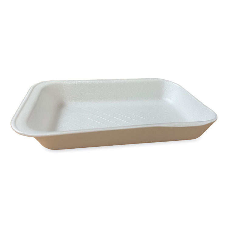 GEN - Meat Trays, #2D, 8.56 x 6.1 x 1.2, White, 500/Carton