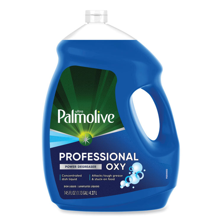 Palmolive - Professional Oxy Power Degreaser Liquid Dish Soap, Fresh Scent, 145 oz Bottle, 4/Carton