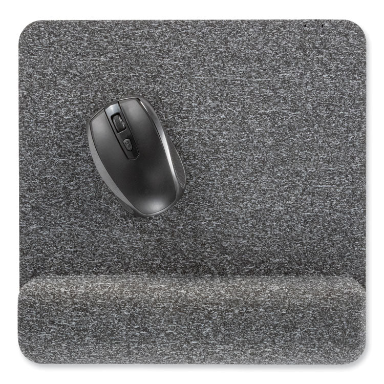 Allsop - Premium Plush Mouse Pad, 11.8 x 11.6, Gray