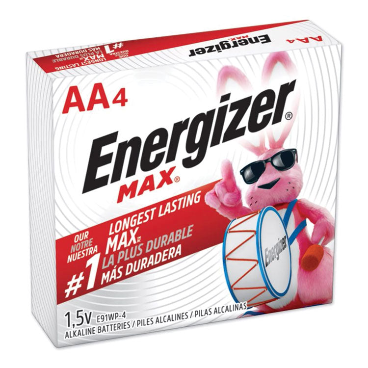 Energizer - MAX AA Alkaline Batteries 1.5 V, 4/Pack