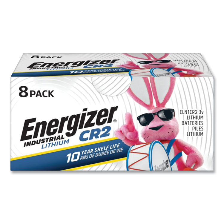 Energizer - Industrial Lithium CR2 Photo Battery, 3 V, 8/Pack