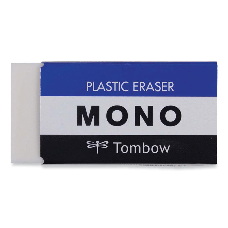 Tombow Mono - Eraser, For Pencil Marks, Rectangular Block, Jumbo, White