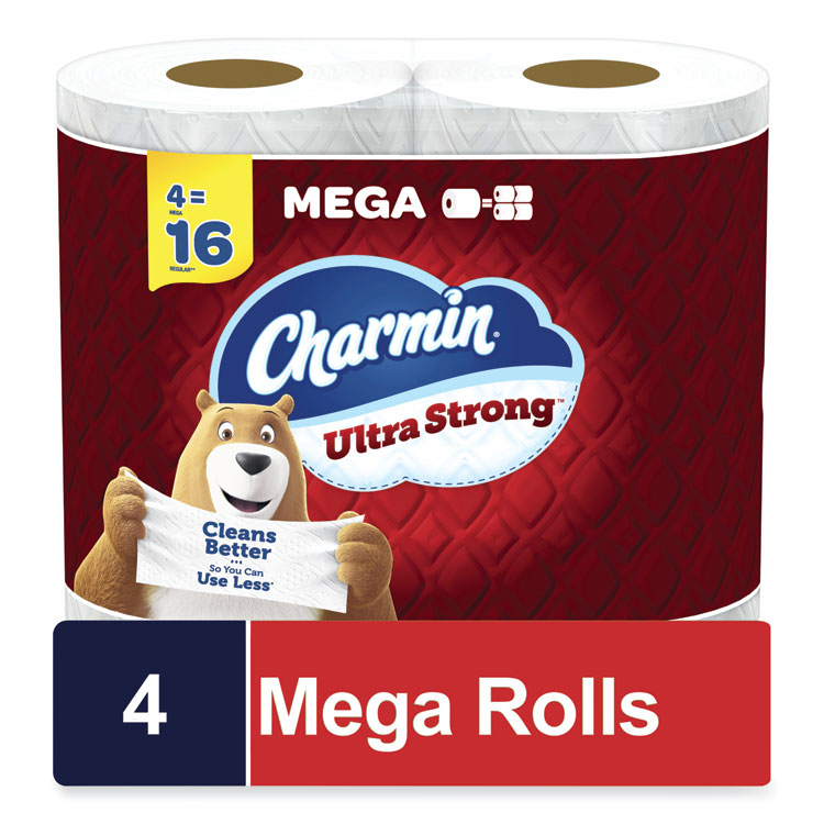 Charmin - Ultra Strong Bathroom Tissue, Septic Safe, 2-Ply, White, 242 Sheet/Roll, 4/Pack, 8 Packs/Carton
