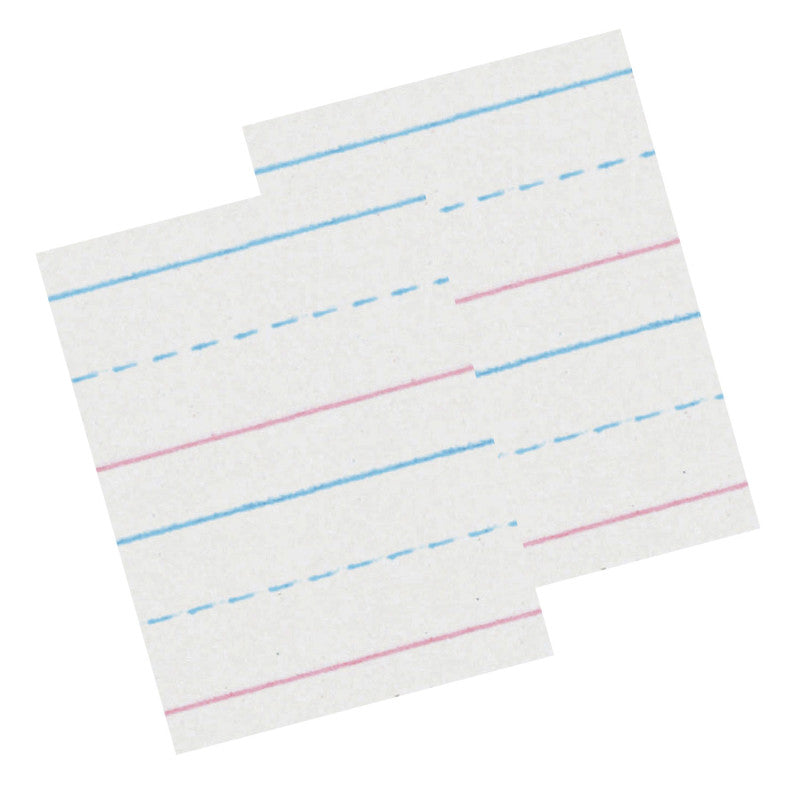 ZANER-BLOSER - Sulphite Handwriting Paper, Dotted Midline, Grade 1, 5/8" x 5/16" x 5/16" Ruled Long, 10-1/2" x 8", 500 Sheets Per Pack, 2 Packs