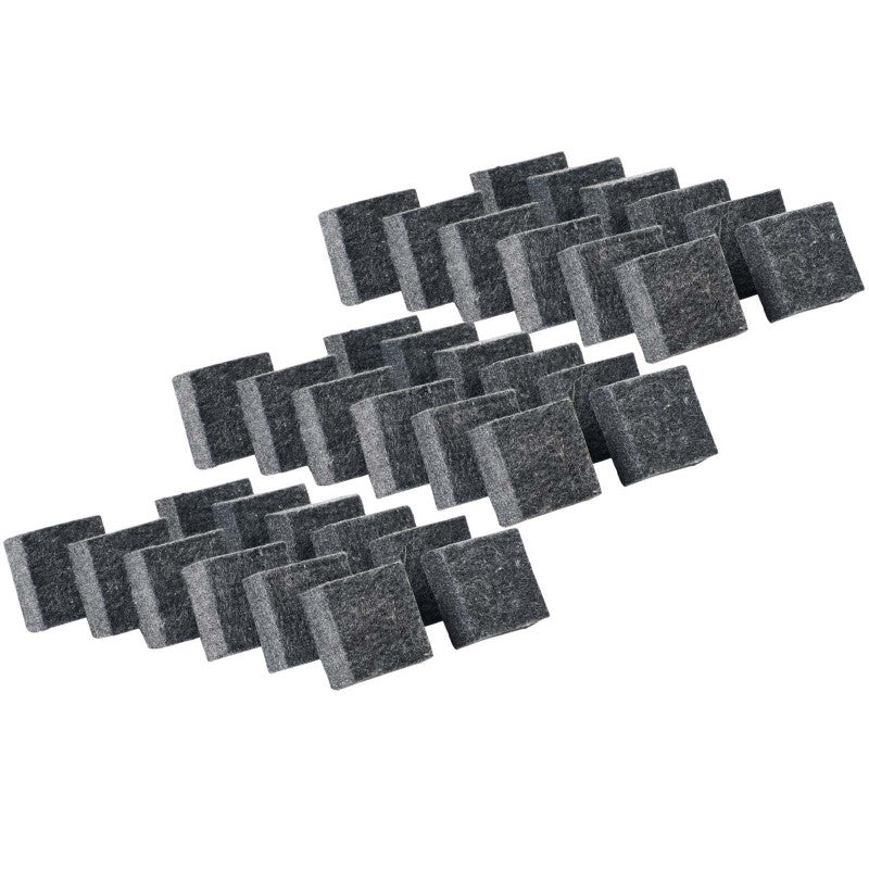 CHARLES LEONARD - Multi-Purpose Felt Erasers, 2", 12 Per Pack, 3 Packs