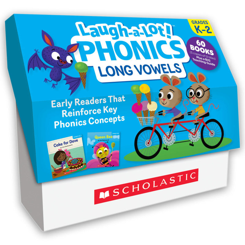 SCHOLASTIC TEACHING SOLUTIONS - Laugh-A-Lot Phonics: Long Vowels (Classroom Set)