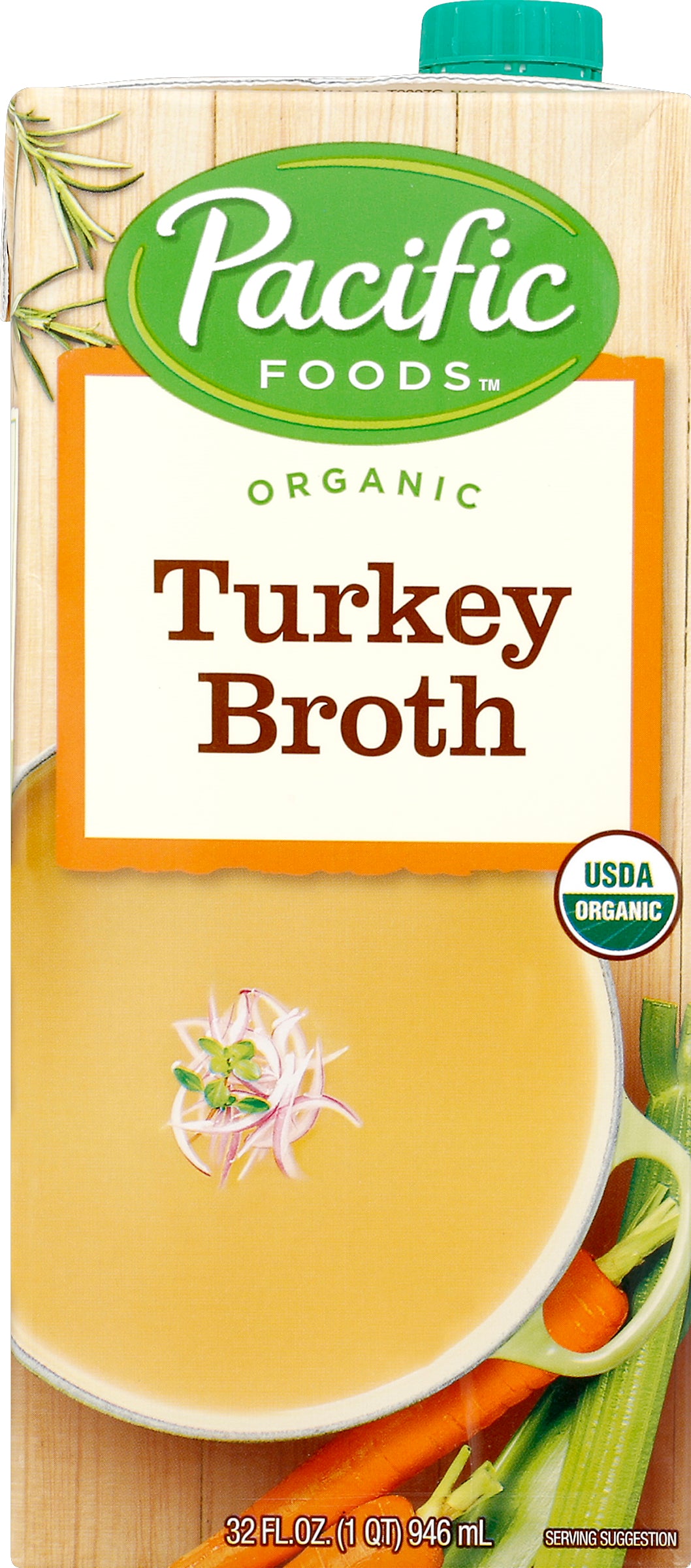 Pacific Turkey Broth 32 oz - Case of 12