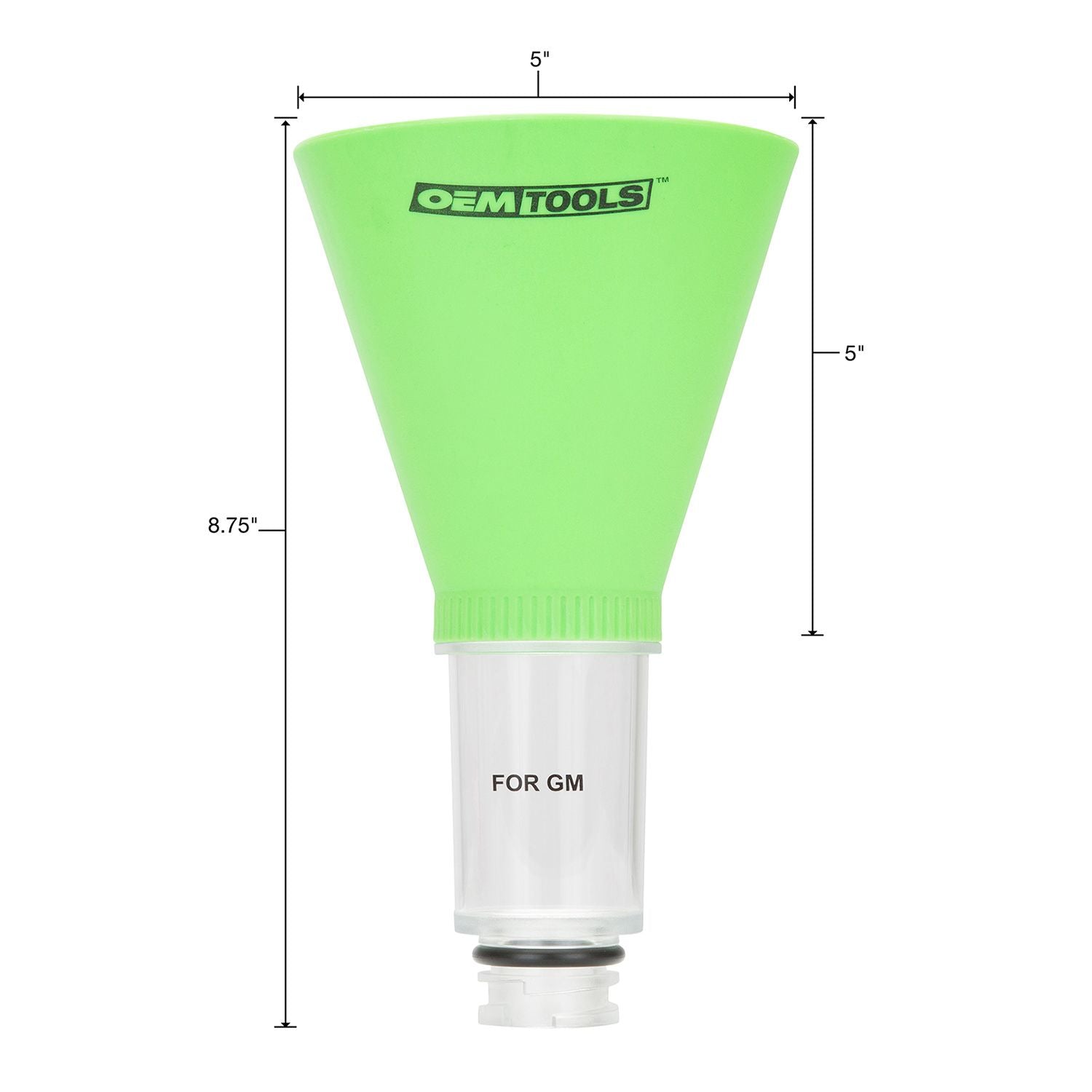 OEMTOOLS 87021 Direct Fit Oil Funnel for GM and BMW