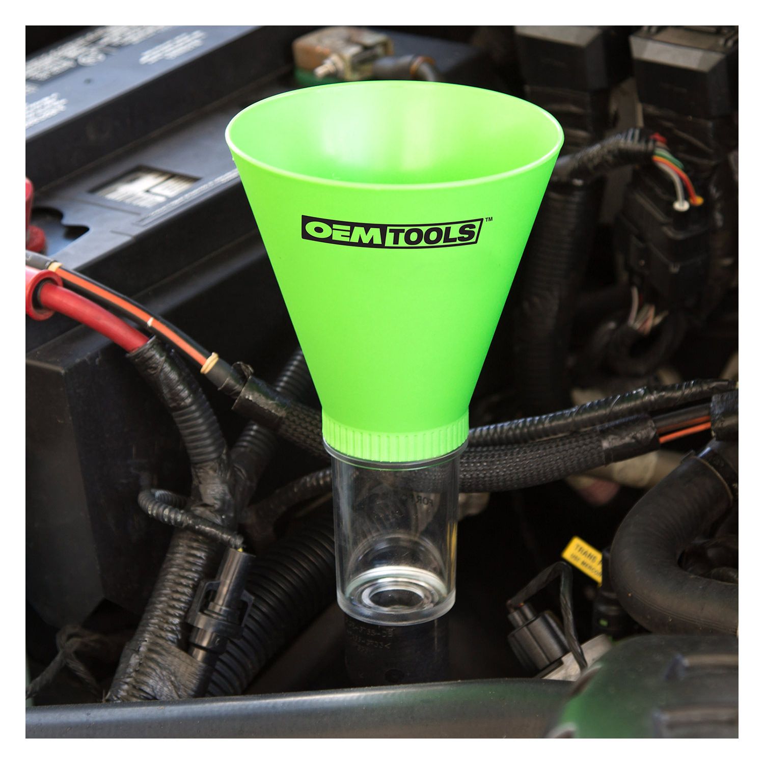 OEMTOOLS 87021 Direct Fit Oil Funnel for GM and BMW
