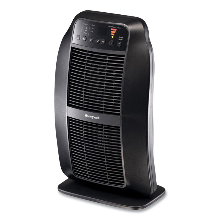 Honeywell - Heat Genius Ceramic Portable Heater, 1,575 W, 5.6 x 10.2 x 17.3, Black