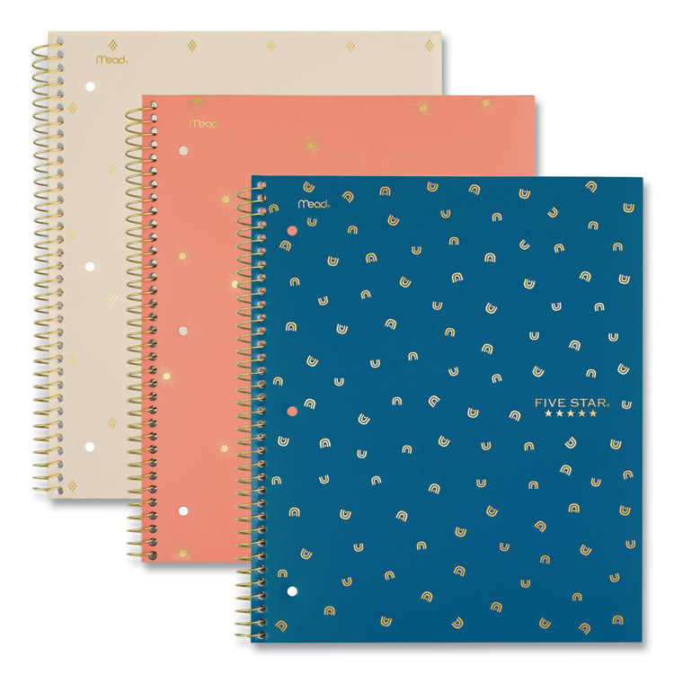 Five Star - Style Wirebound Notebook, 1-Subject, Medium/College Rule, Randomly Assorted Cover Colors, (80) 11 x 8.5 Sheets