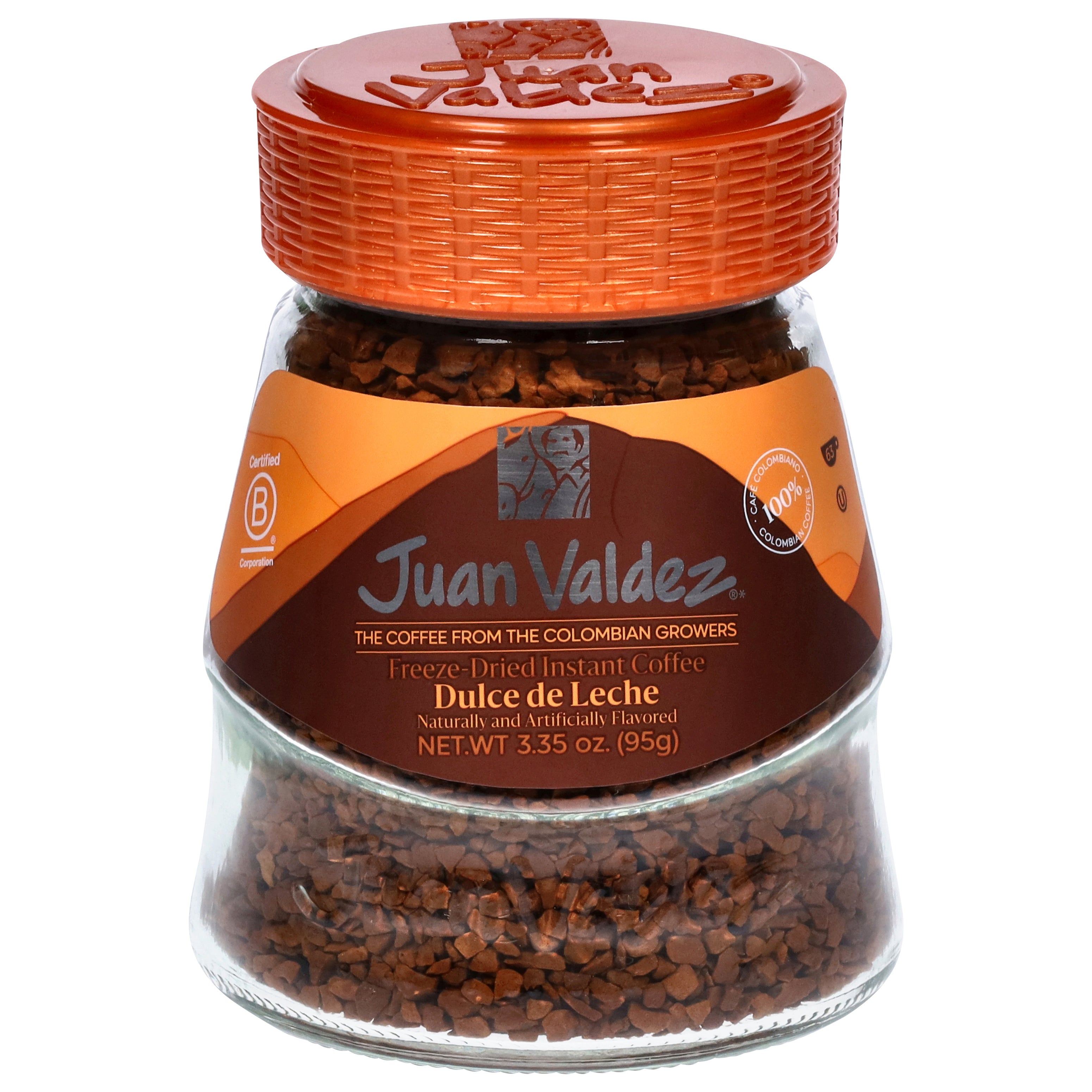 Juan Valdez Freeze Dried Dulce De Leche Instant Coffee 3.35 oz - Case of 6