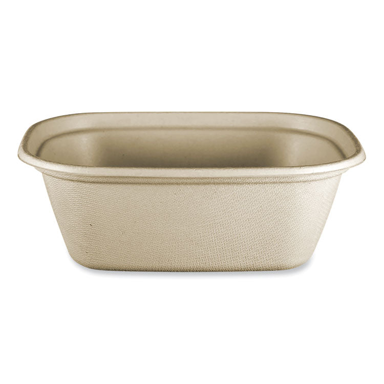 World Centric - Fiber Containers, 48 oz, 8.7 x 6.5 x 3.1, Natural, Pap