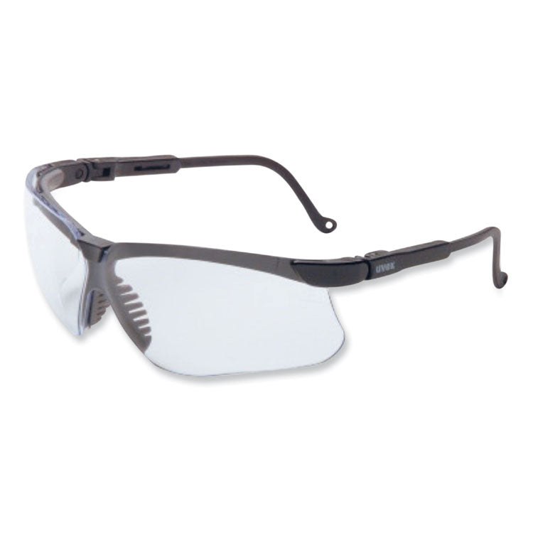 Honeywell Uvex - Genesis Safety Eyewear, Black Nylon Frame, Clear Polycarbonate Lens