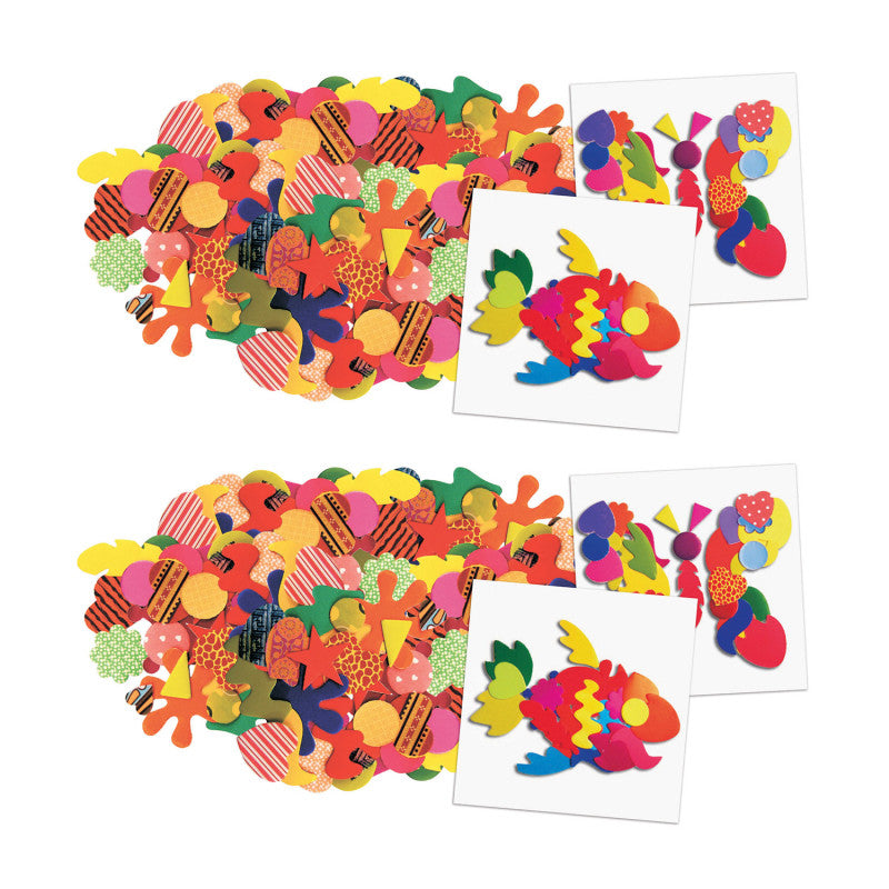 ROYLCO - Paper Popz, 1500 Shapes Per Pack, 2 Packs