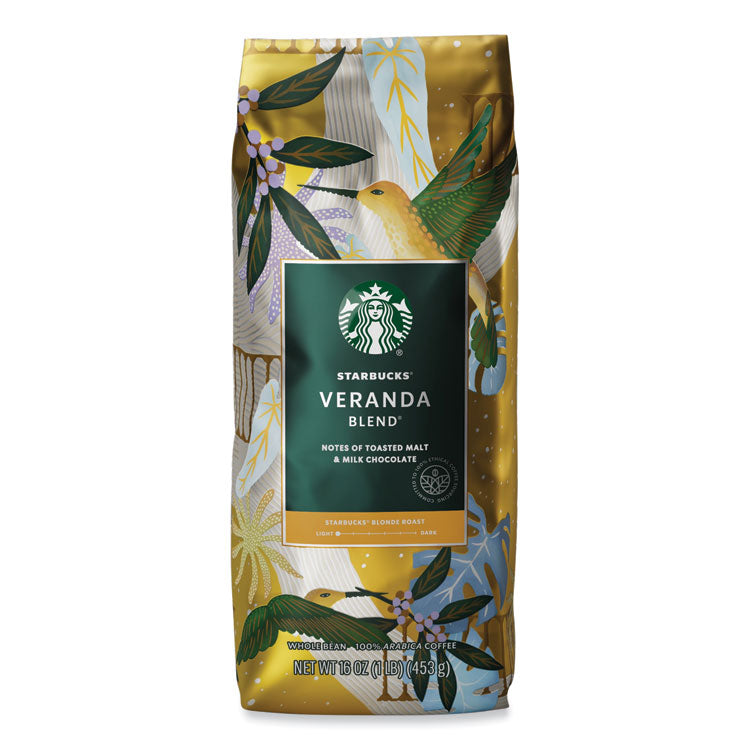 Starbucks - Veranda Blend Coffee, Whole Bean, 1 lb Bag (7092257)