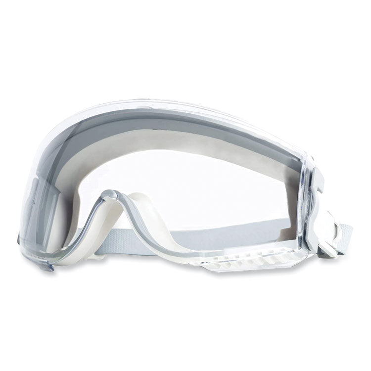 Honeywell Uvex - Stealth Safety Goggles, Clear HydroShield Anti-Fog/Anti-Scratch Lens, Clear/Gray Frame