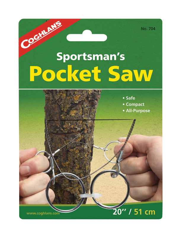 COGHLAN'S - Coghlan's Sportsman's Pocket Saw Silver Camp Saw 6.5 in. H X 1/2 in. W X 20 in. L 1 pk