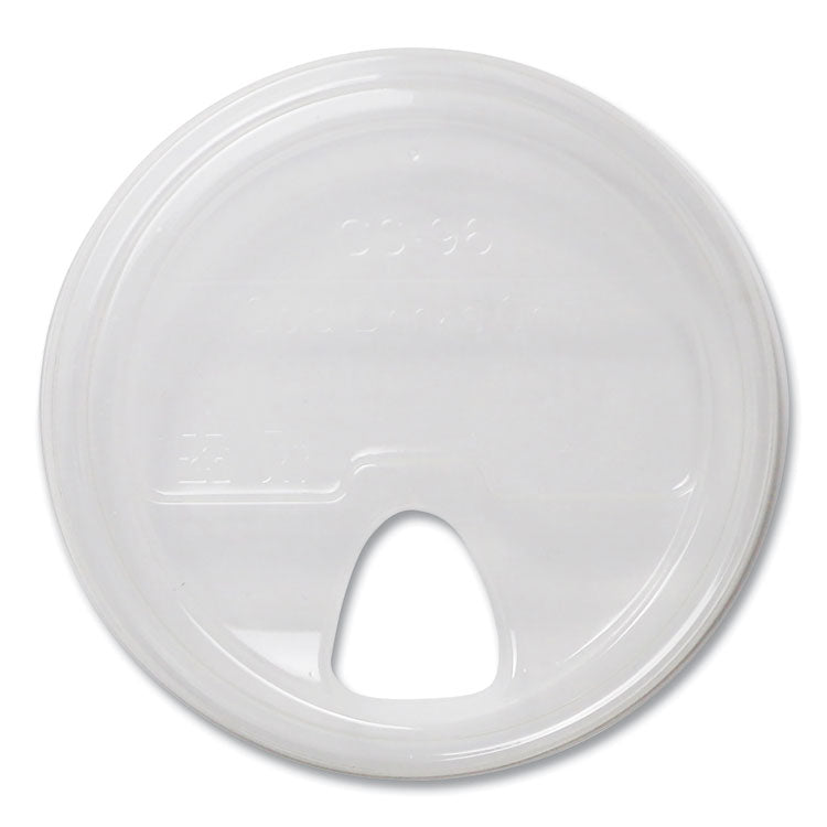 World Centric - PLA Clear Cold Cup Lids, Fits 9 oz to 24 oz Cups, Clear, 1,000/Carton