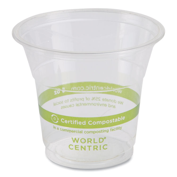 World Centric - PLA Clear Cold Cups, 5 oz, Clear, 2,000/Carton