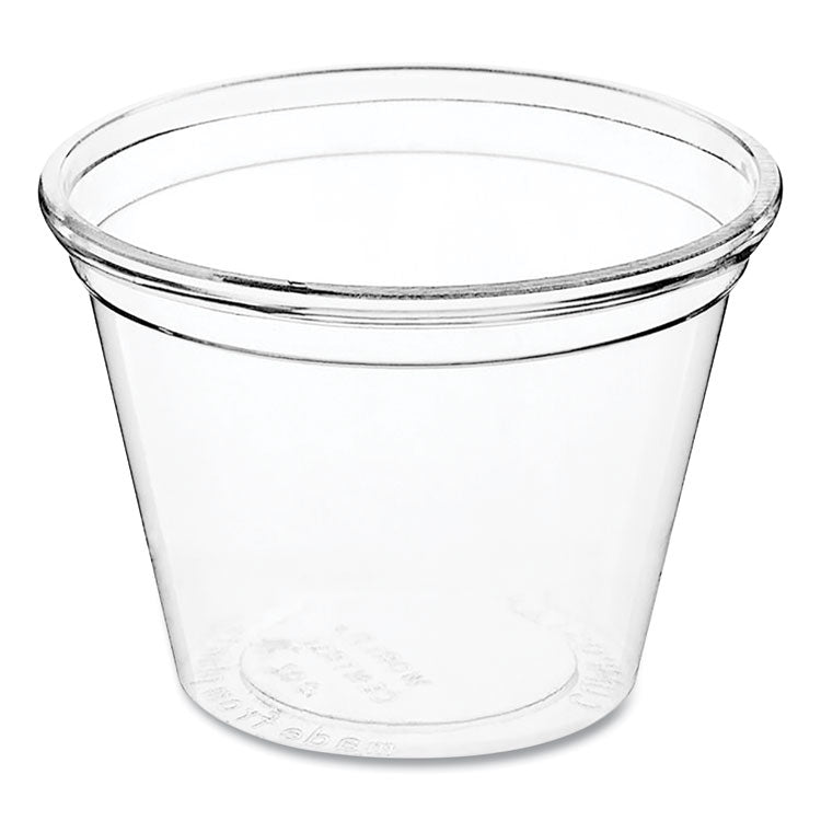 World Centric - PLA Clear Cold Cups, 1 oz, Clear, 3,000/Carton