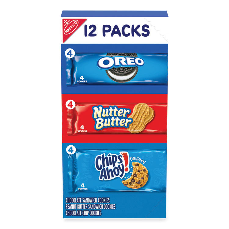 Nabisco - Variety Pack Cookies, Assorted, 20 oz Box, 12 Packs/Box