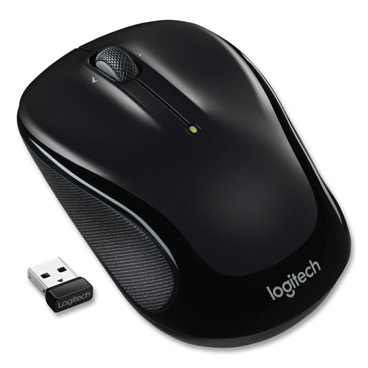 Logitech - M325S Wireless Mouse, 2.4 GHz Frequency, 32.8 ft Wireless Range, Left/Right Hand Use, Black