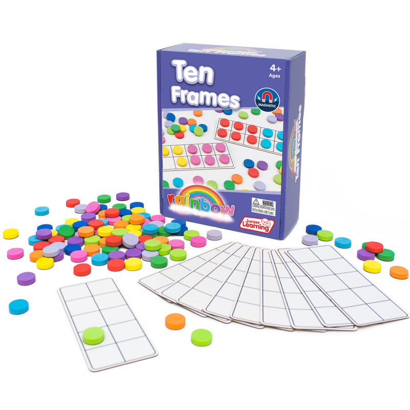 JUNIOR LEARNING - Rainbow Ten Frames