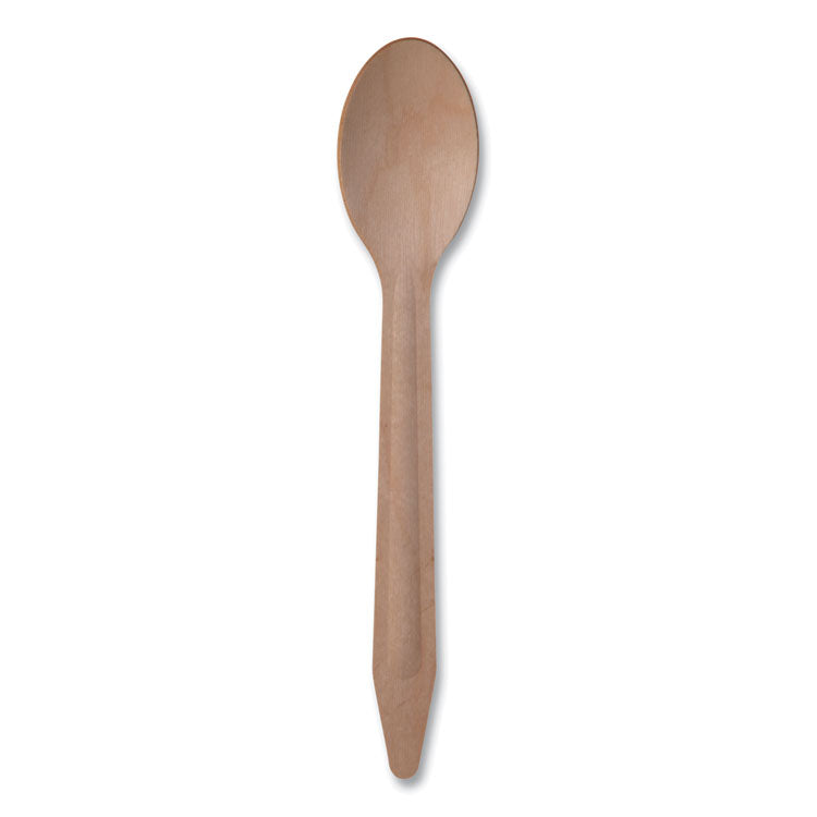 Eco-Products - Wood Cutlery, Spoon, Natural, 500/Carton