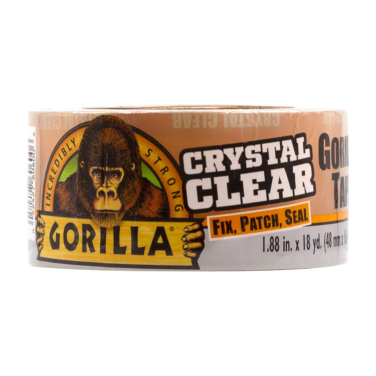 Gorilla - Crystal Clear Tape, 3" Core, 1.88" x 18 yds