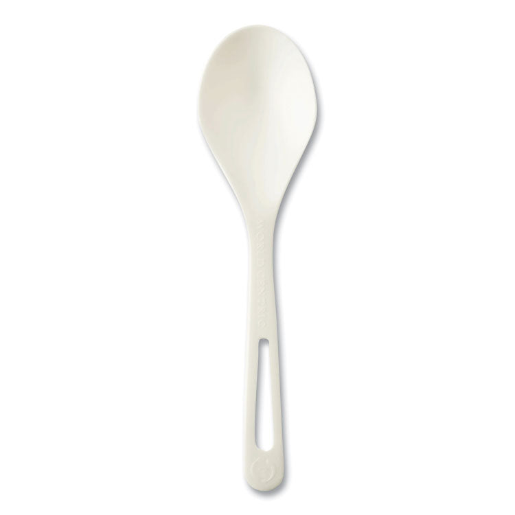 World Centric - TPLA Compostable Cutlery, Soup Spoon, White, 1,000/Carton