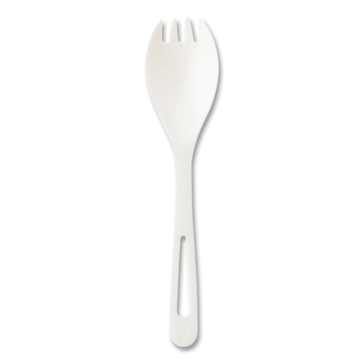 World Centric - TPLA Compostable Cutlery, Spork, White, 1,000/Carton