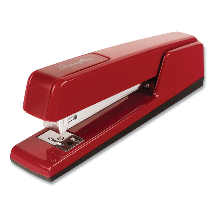 Swingline - 747 Classic Full Strip Stapler, 30-Sheet Capacity, Lipstick Red