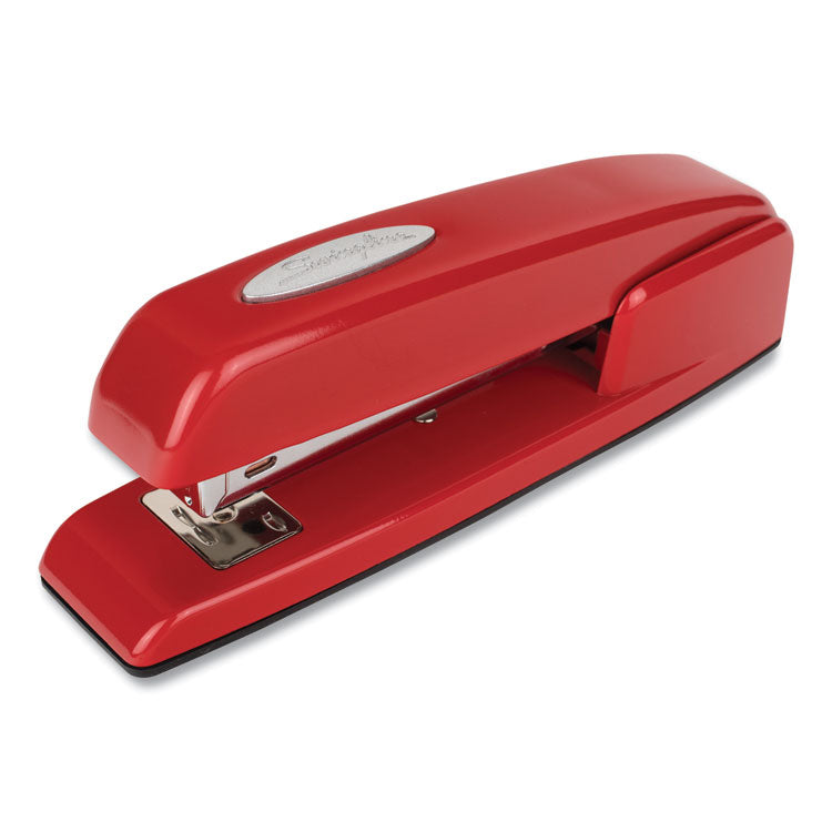 Swingline - 747 Business Full Strip Desk Stapler, 30-Sheet Capacity, Rio Red