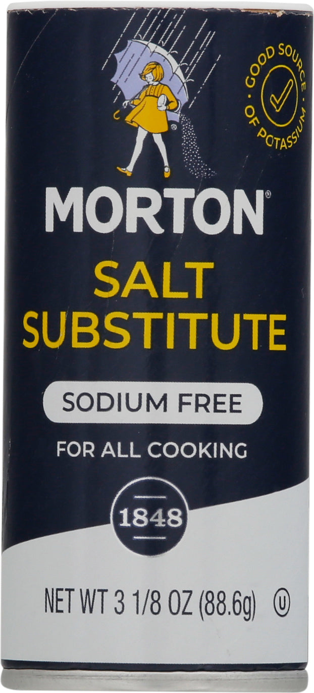 Morton Substitute Salt Substitute 3.125 oz - Case of 12
