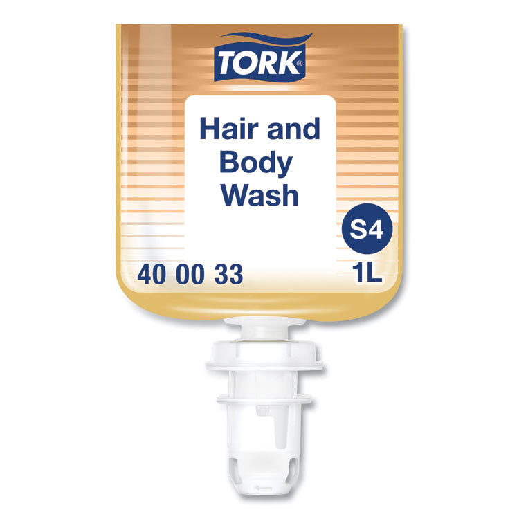 Tork - Hair and Body Wash, Clean Scent, 1 L, 6/Carton