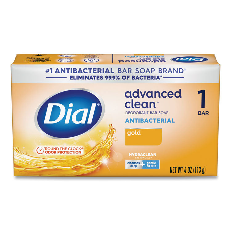 Dial - Deodorant Bar Soap, Iconic Dial Gold Fragrance, 4 oz Wrapped Retail Bar, 36/Carton